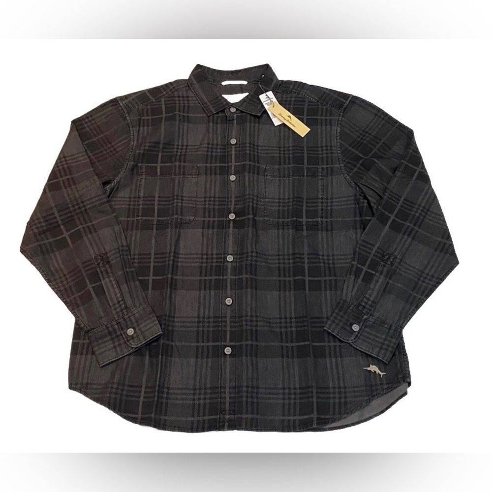 Tommy Bahama Grand Peak Buffalo Plaid Button Down Casual Shirt